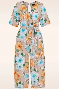 Pattaya Jumpsuit In Beige Vrouwen Playsuits & Jumpsuits