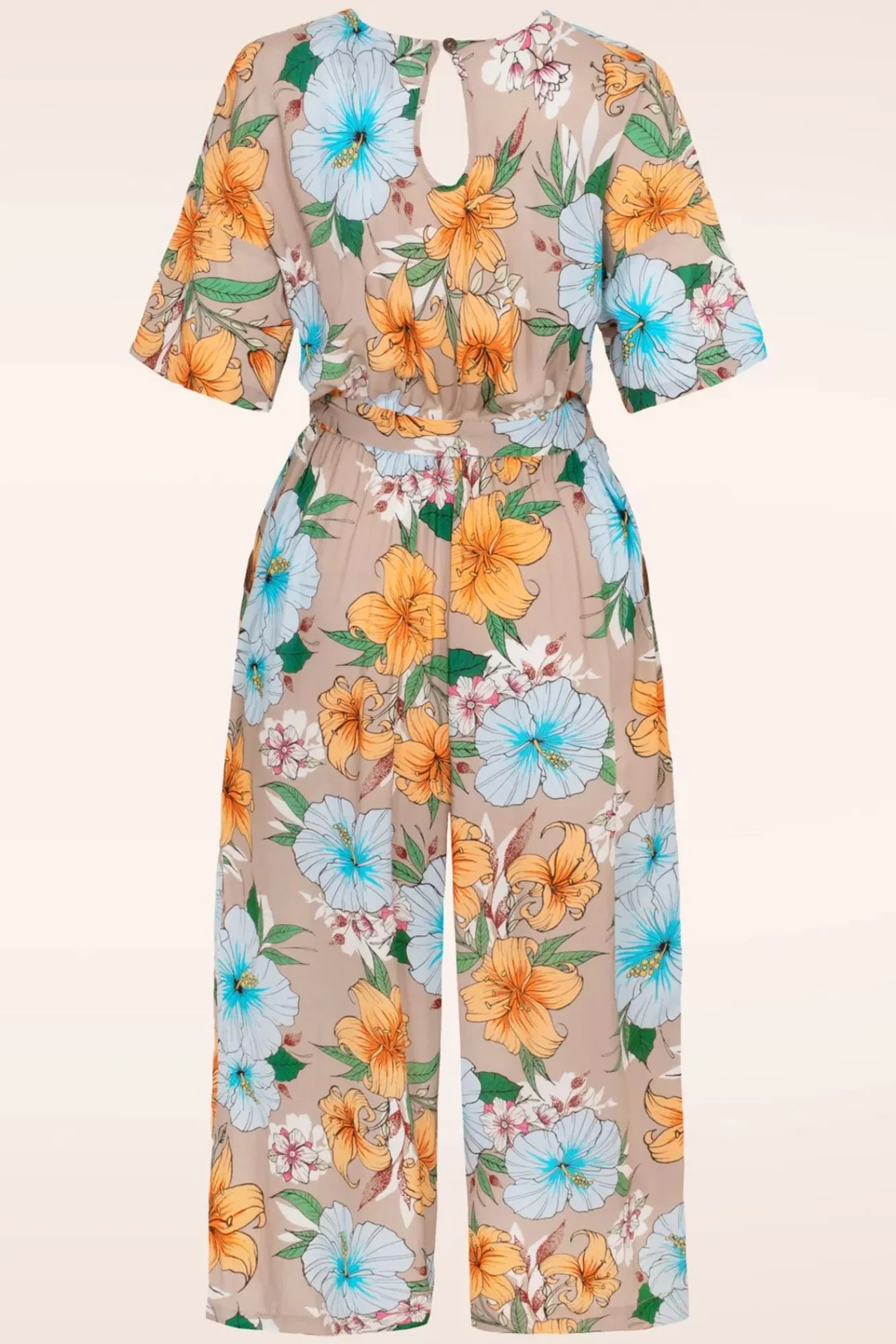 Pattaya Jumpsuit In Beige Vrouwen Playsuits & Jumpsuits