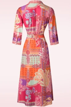 Paula Polo Jurk In Oranje Vrouwen Plus Size Jurken