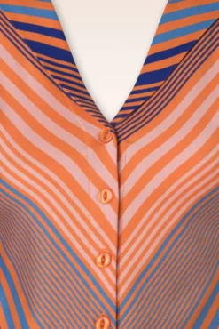 Peggy Top In Mandarijn Vrouwen Tops