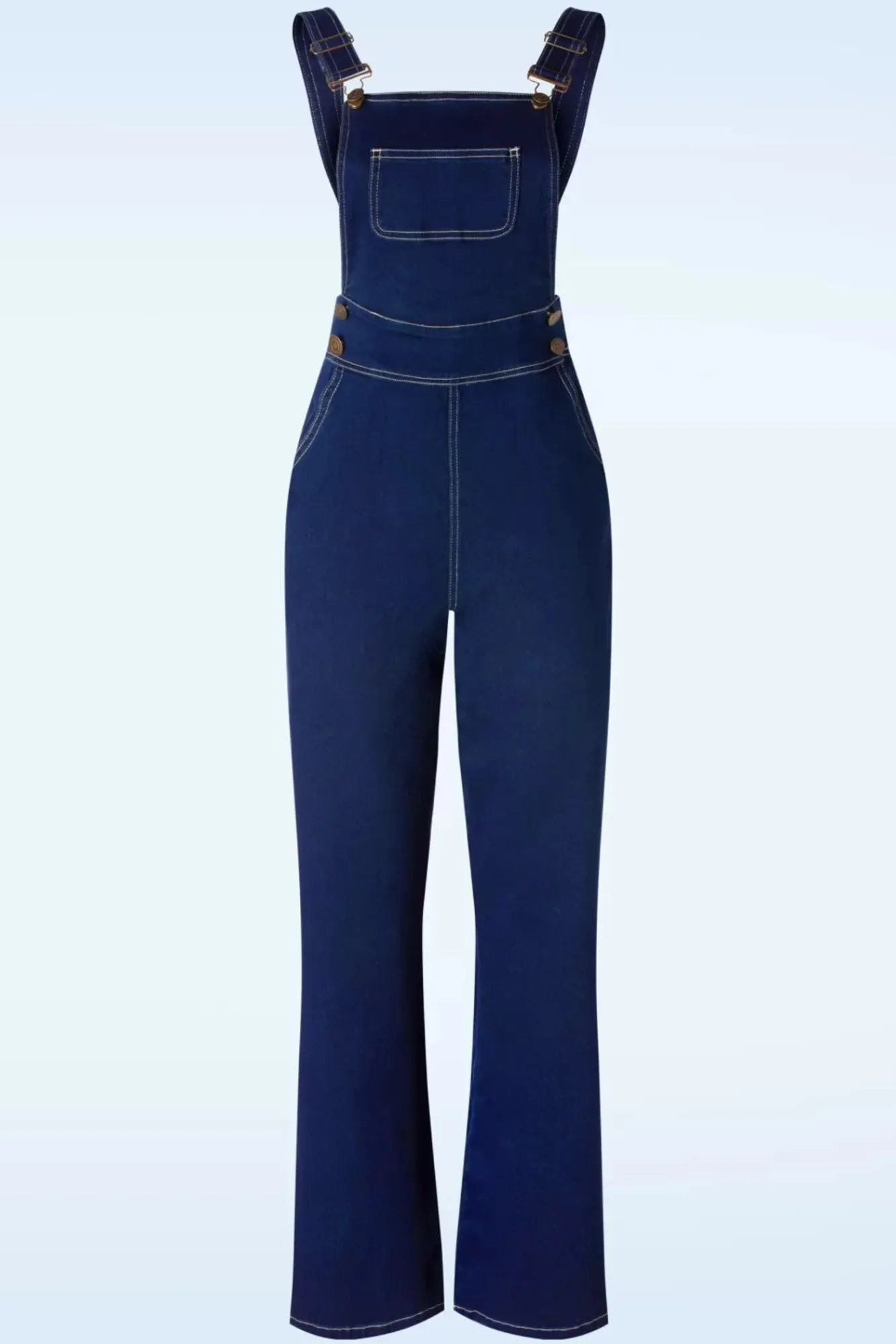 New Penny Playsuit In Denimblauw Vrouwen Broeken