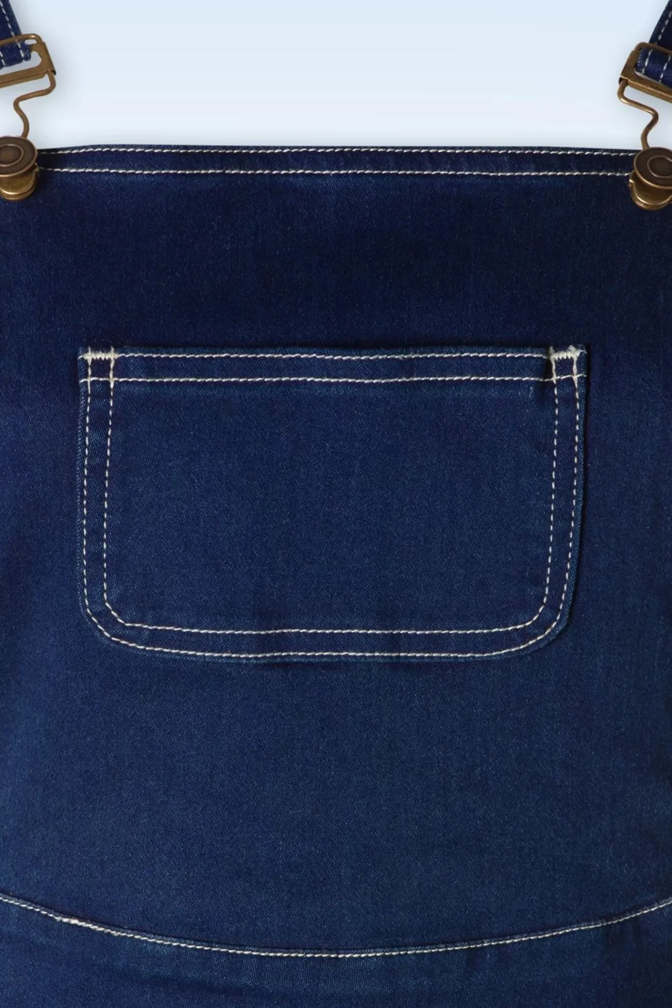 New Penny Playsuit In Denimblauw Vrouwen Broeken