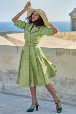 Online Petula Sage Overcoat Jurk In Peergroen Vrouwen Jassen