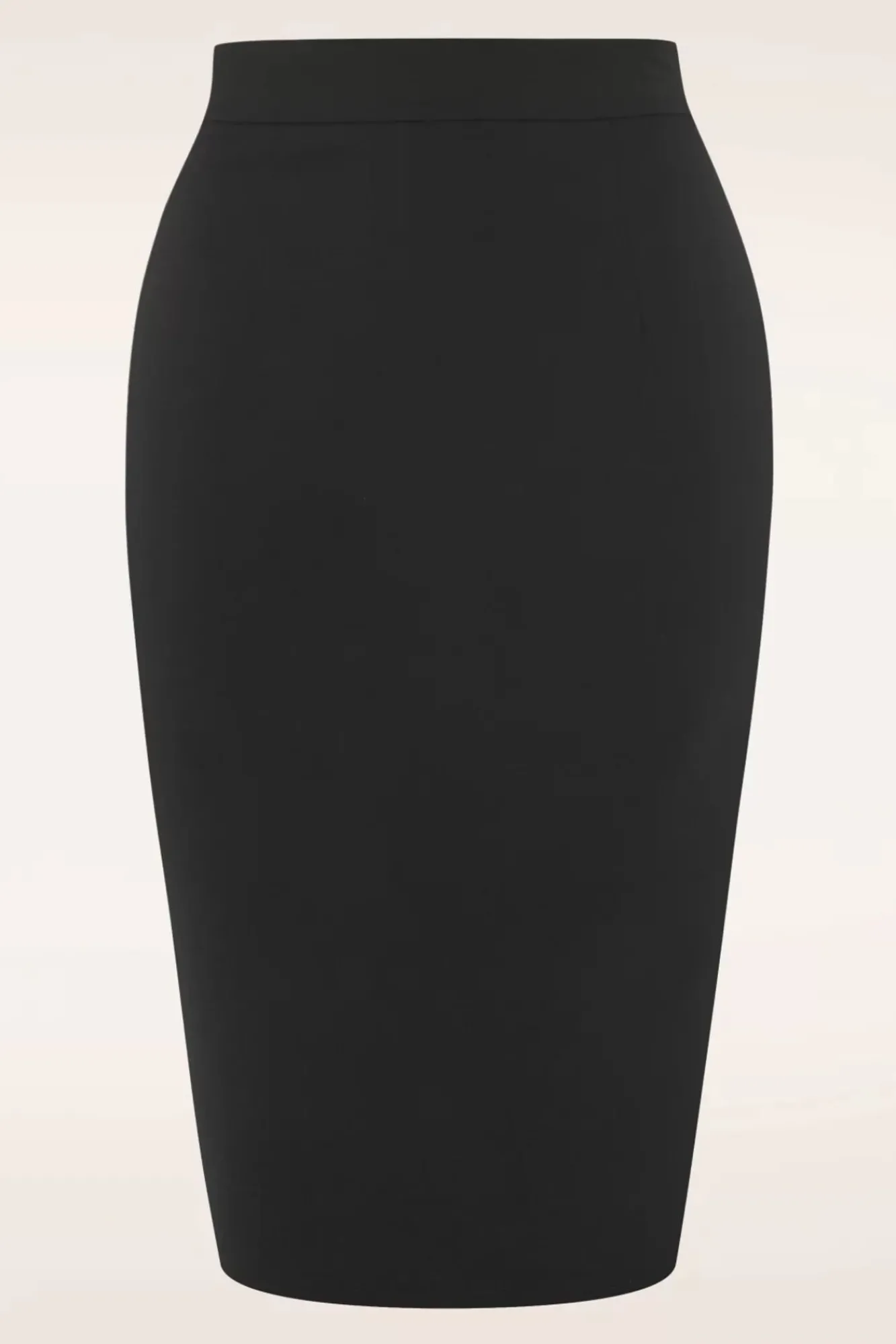 Hot Polly Bengaline Rok In Zwart Vrouwen Rokken