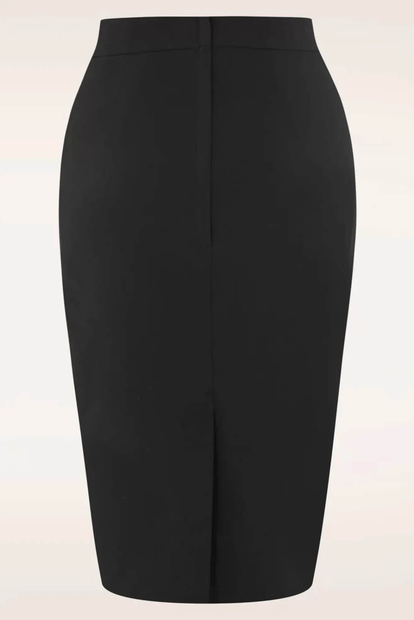 Hot Polly Bengaline Rok In Zwart Vrouwen Rokken