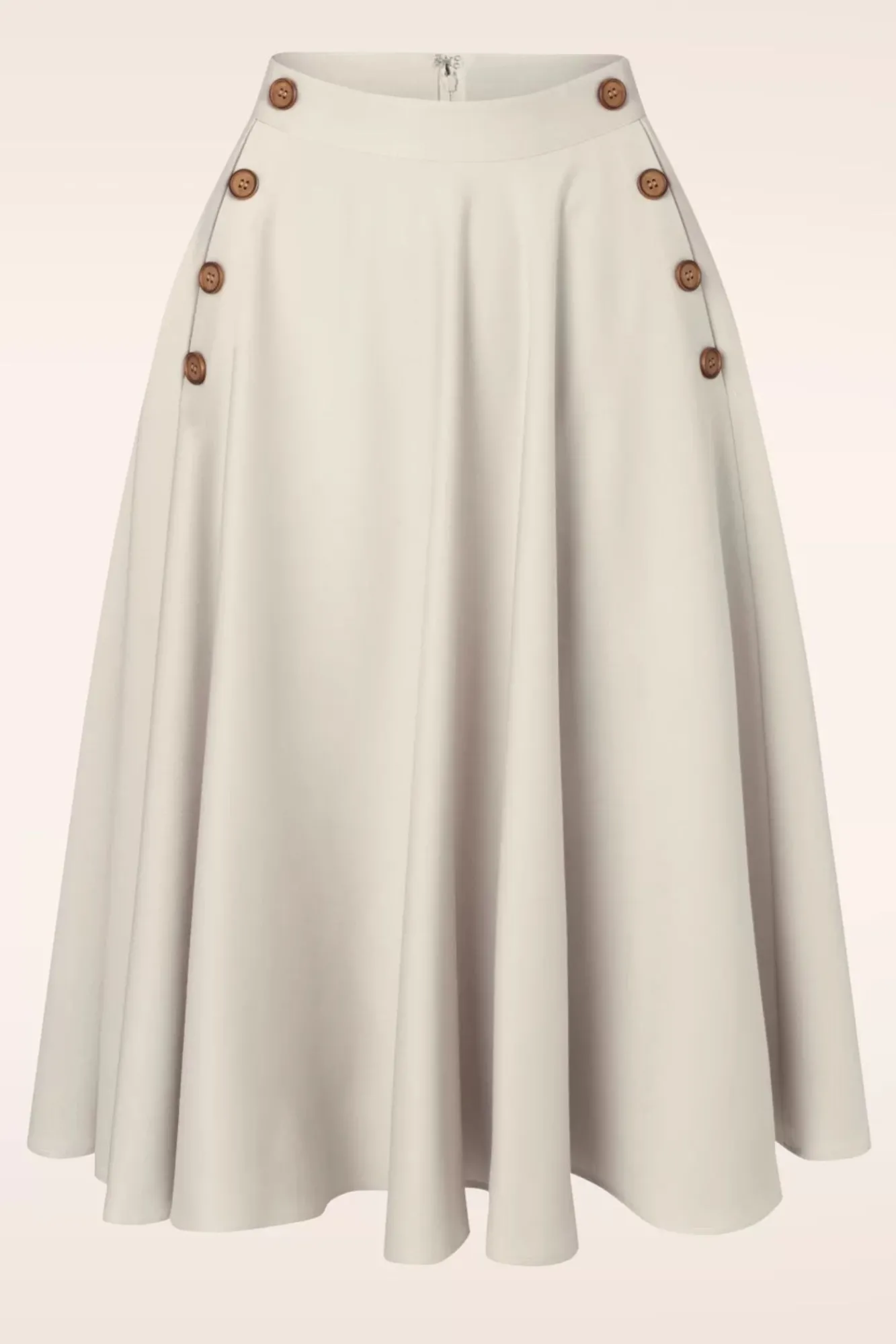 Sale Polly May Swingrok In Gebroken Wit Vrouwen Rokken