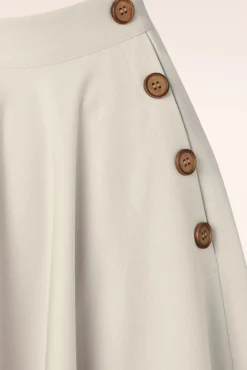 Sale Polly May Swingrok In Gebroken Wit Vrouwen Rokken