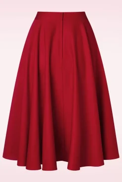 New Polly May Swingrok In Rood Vrouwen Rokken