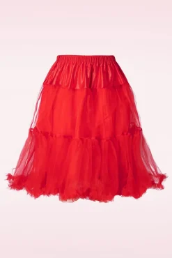 Discount Polly Petticoat In Opvallend Rood Vrouwen Petticoats