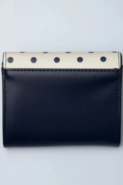 Best Poppy Polka Portemonnee In Navy En Wit Vrouwen Portemonnees