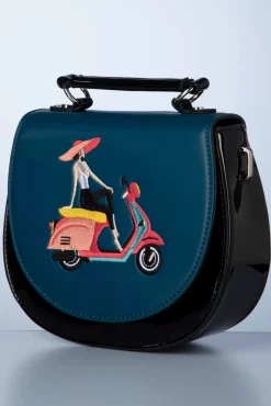 Outlet Portofino Handtas In Zwart En Blauw Vrouwen Tassen