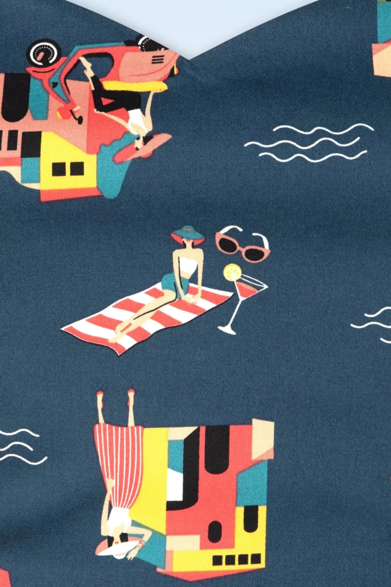 Discount Portofino Living Pencil Jurk In Blauw Vrouwen Plus Size Jurken