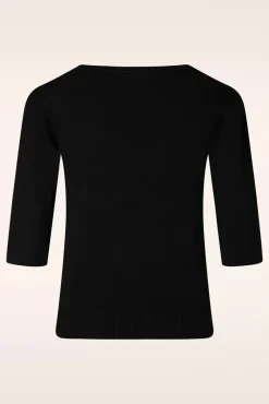 Clearance Queen Of Hearts Trui In Zwart Vrouwen Truitjes