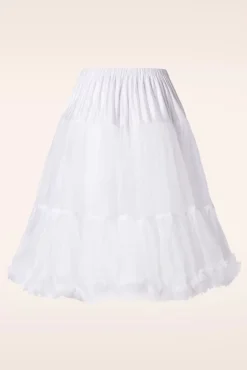 Discount Queen Size Lola Lifeforms Petticoat In Wit Vrouwen Petticoats