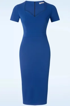 Discount Rachel Pencil Jurk In Koningsblauw Vrouwen Plus Size Jurken