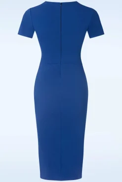 Discount Rachel Pencil Jurk In Koningsblauw Vrouwen Plus Size Jurken