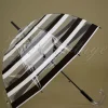 Rayures Transparent Dome Paraplu In Zwart En Wit Vrouwen Paraplu's