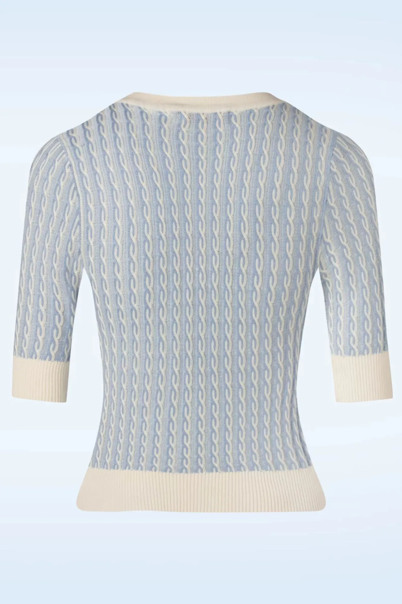 Discount Regatta Race Gestreept Gebreid Vest In Blauw Vrouwen Vestjes