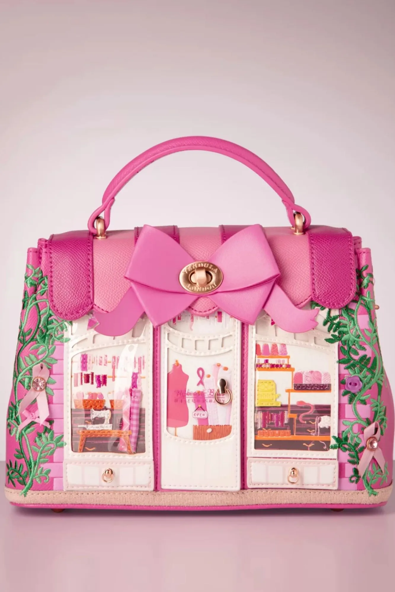 Best Ribbons And Bows Haberdashery Mini Handtas In Roze Vrouwen Tassen