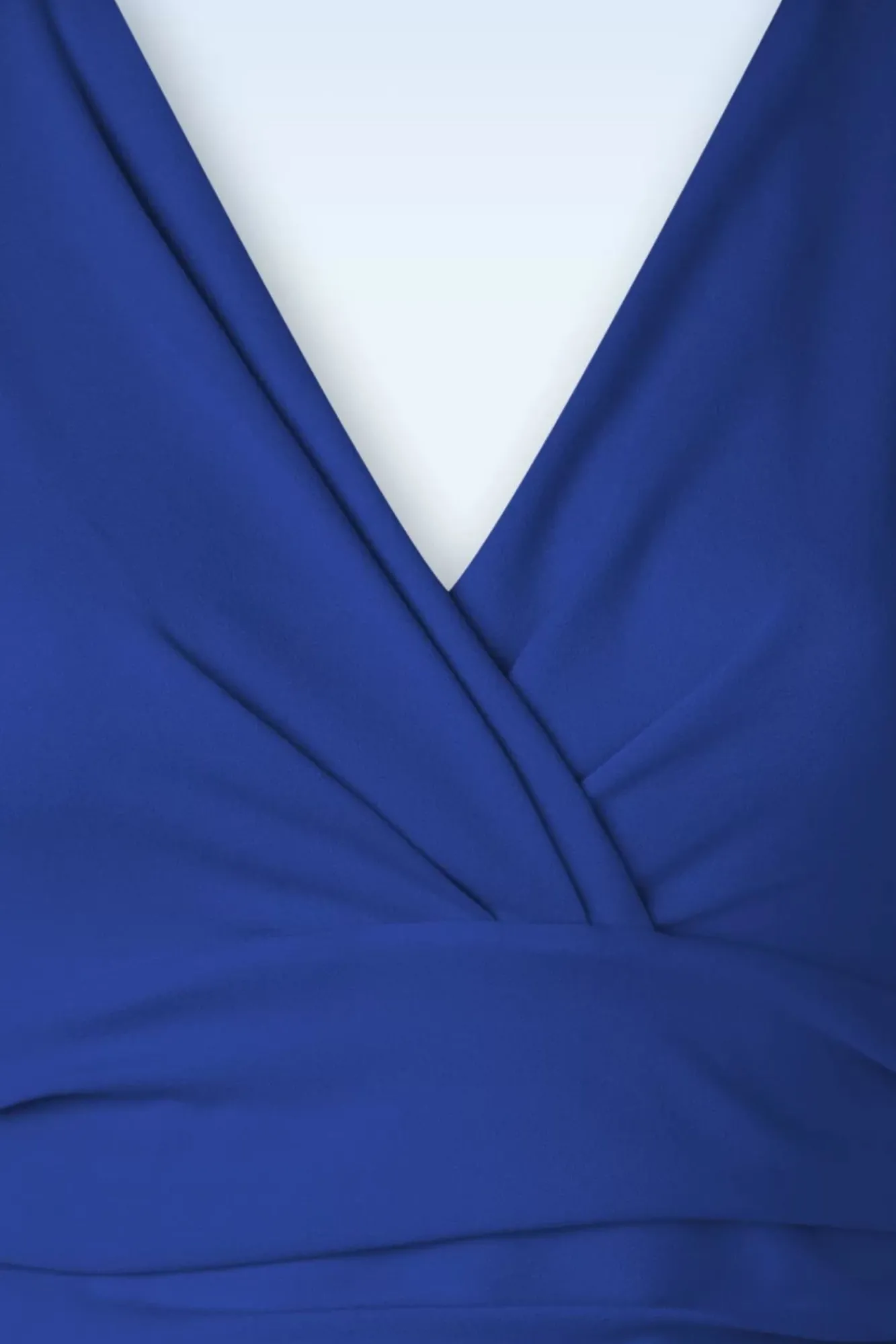 Clearance Rinda Maxi-Jurk In Koningsblauw Vrouwen Plus Size Jurken