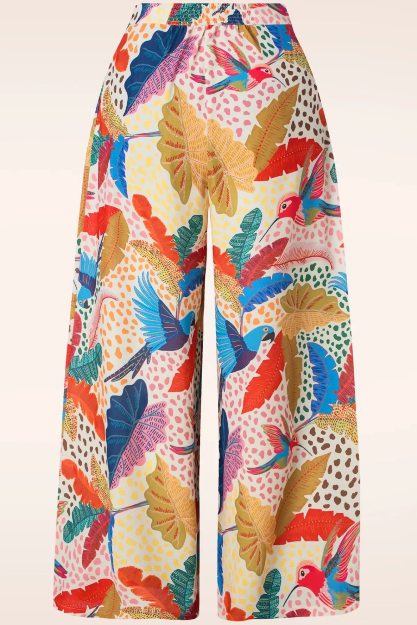 New Rio Tropical Flare Pantalon In Multi Vrouwen Broeken