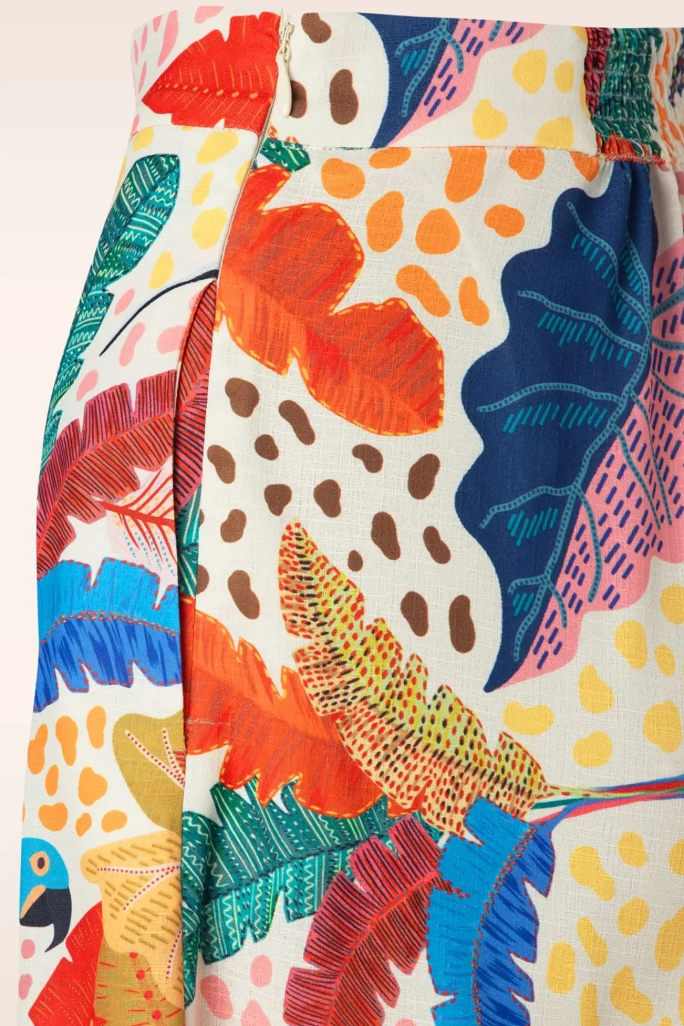 New Rio Tropical Flare Pantalon In Multi Vrouwen Broeken