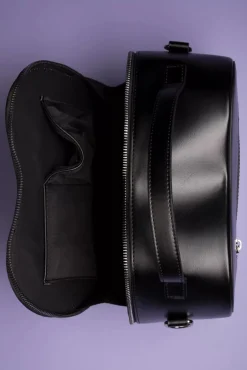 Rockabilly Heart Handtas In Zwart En Leopard Vrouwen Tassen