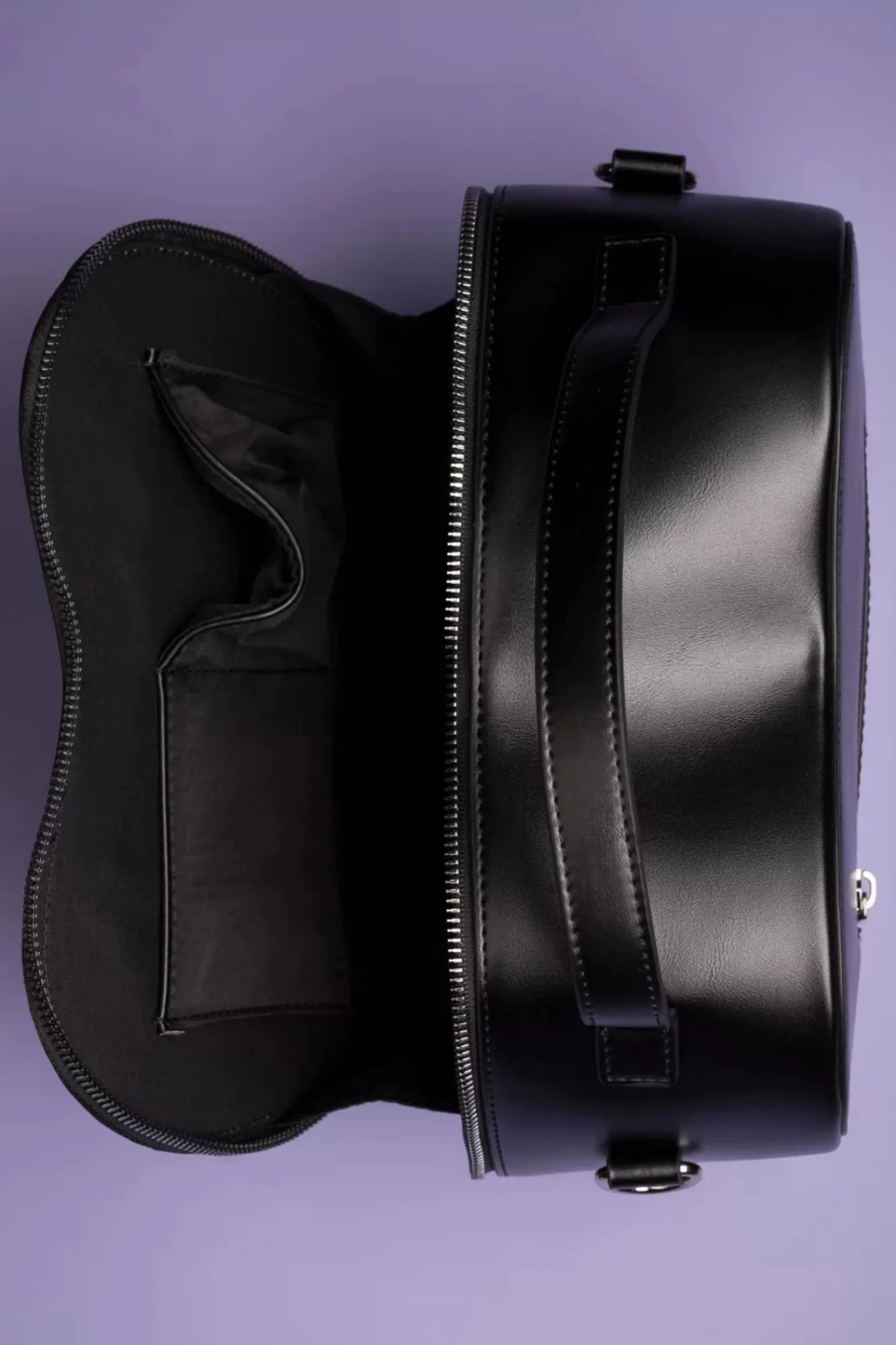 Rockabilly Heart Handtas In Zwart En Leopard Vrouwen Tassen