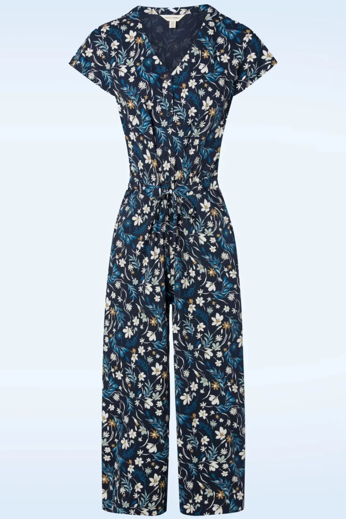 Discount Rose Trellis Jumpsuit In Tidal Floral Maritime Vrouwen Playsuits & Jumpsuits