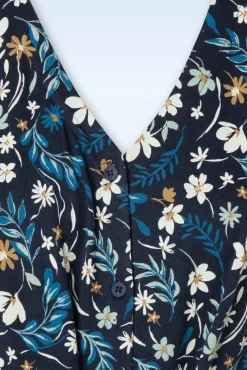 Discount Rose Trellis Jumpsuit In Tidal Floral Maritime Vrouwen Playsuits & Jumpsuits