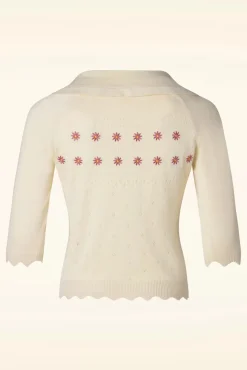 Clearance Rose Vest In Gebroken Wit Vrouwen Vestjes