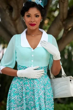 Online Sacha Mai Sheer Organza Blouse In Mint Vrouwen Blouses