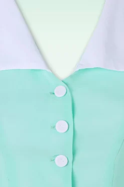 Online Sacha Mai Sheer Organza Blouse In Mint Vrouwen Blouses