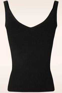 Discount Sadie Top In Zwart Vrouwen Tops