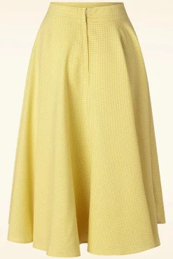 Sale Sailing Breeze Swing Rok In Geel Vrouwen Rokken