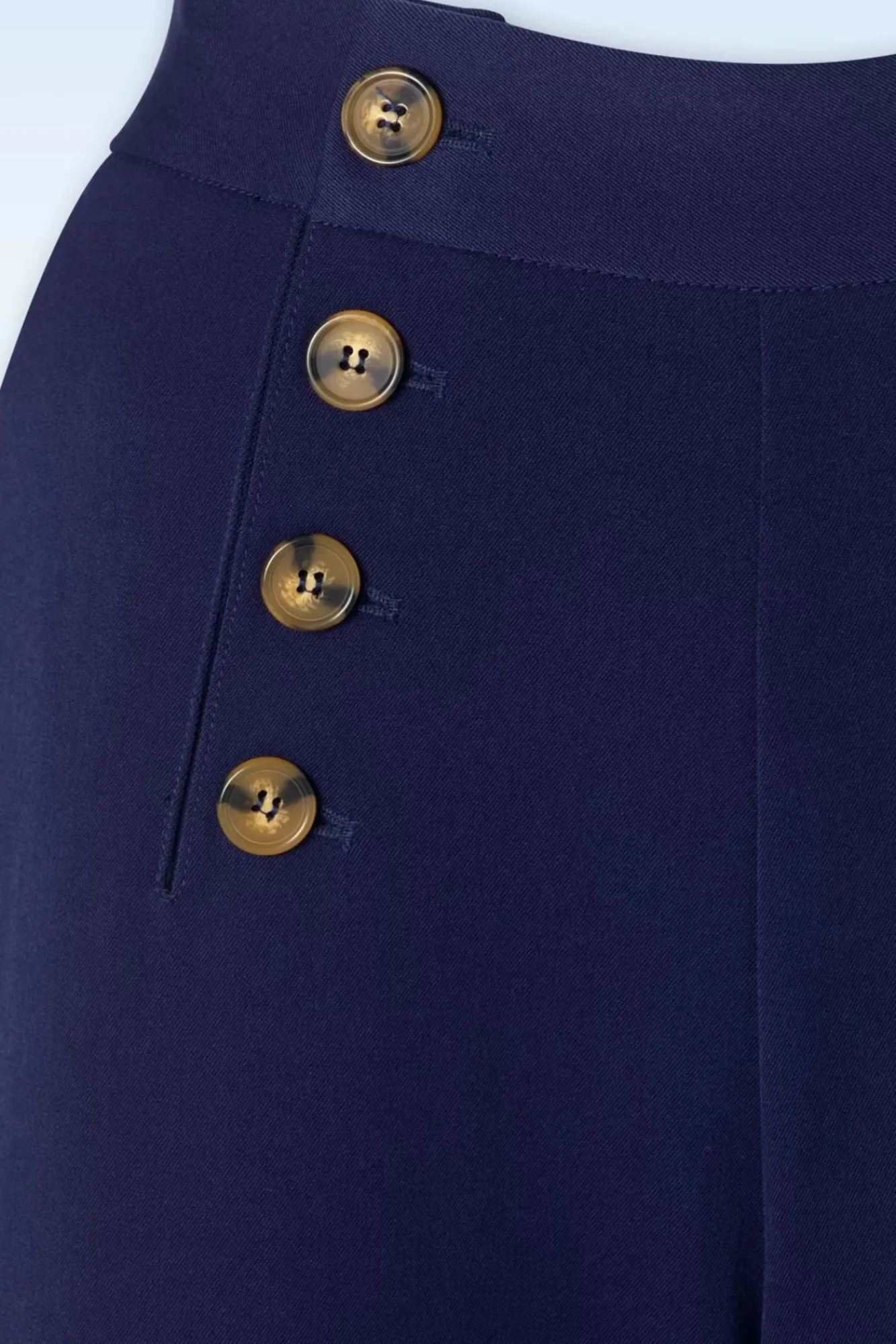 New Sally Broadway Pantalon In Inktblauw Vrouwen Broeken