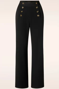 Hot Sally Broadway Pantalon In Zwart Vrouwen Broeken