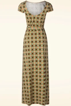 Best Sally Casey Maxi Jurk In Multi Vrouwen Maxi Jurken