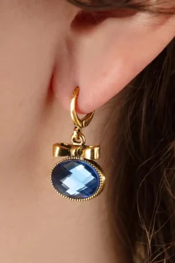 Sassy Oorbellen In Blauw Vrouwen Sieraden