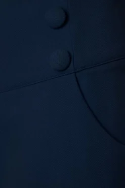 Sale Schattig Als Een Knoopshort In Marineblauw Vrouwen Broeken