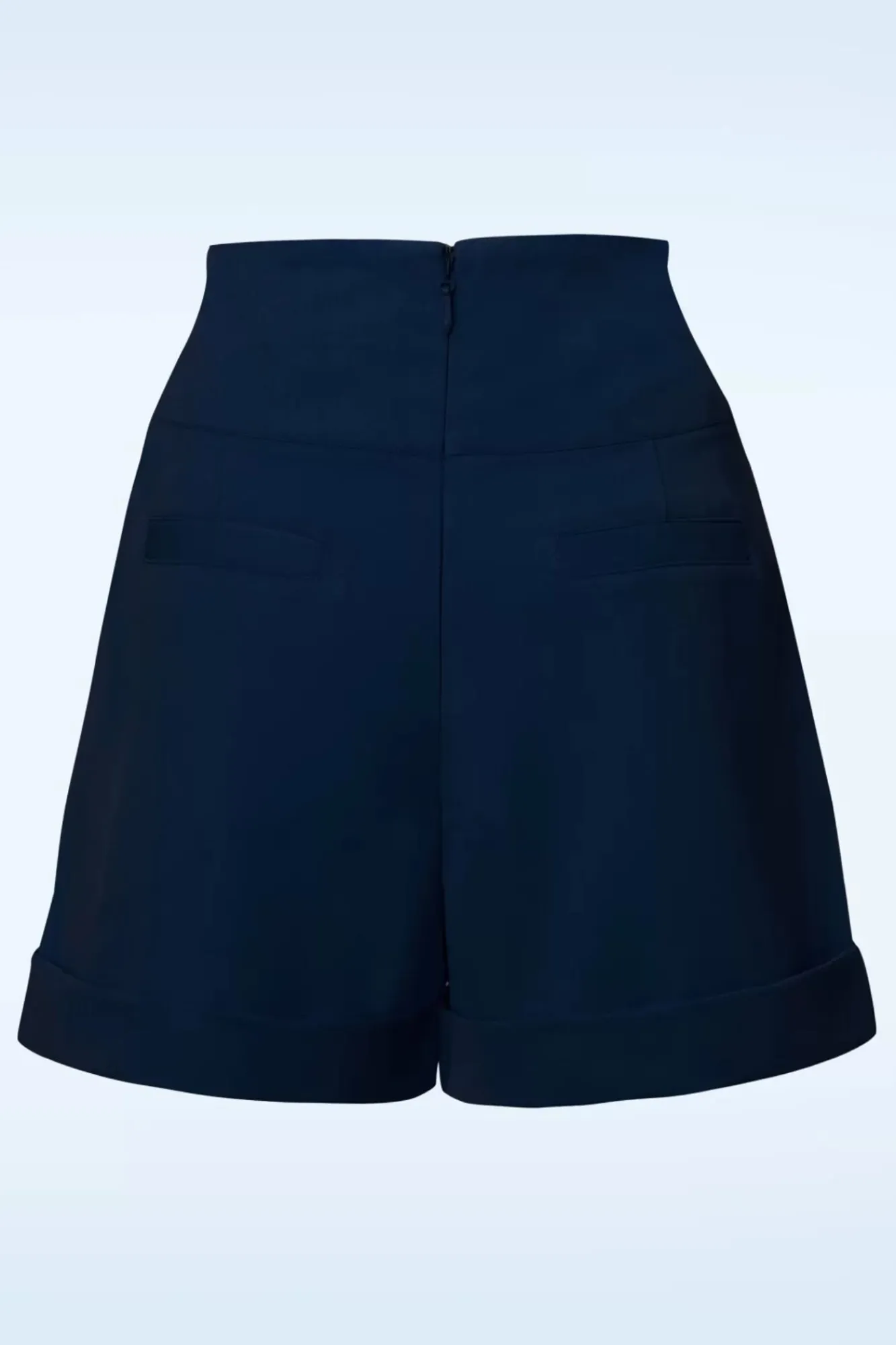 Sale Schattig Als Een Knoopshort In Marineblauw Vrouwen Broeken