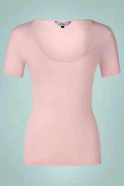 Online Scoop Swim Top In Roze Vrouwen T-Shirts