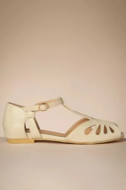 Discount Secret Love Flats In Creme Vrouwen Ballerina's