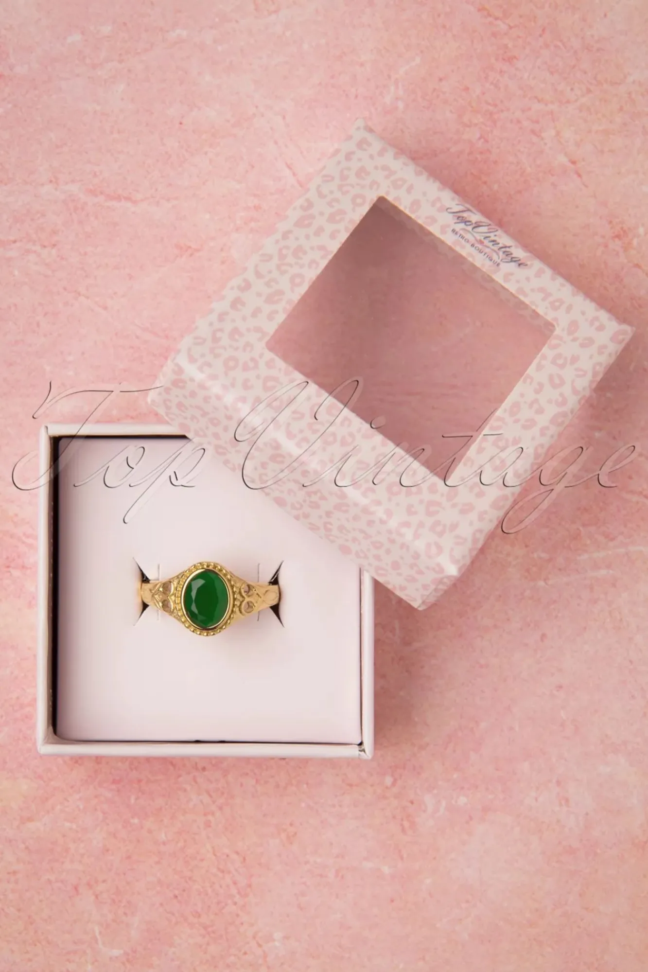 New Selflove Ring In Goud En Groen Vrouwen Sieraden