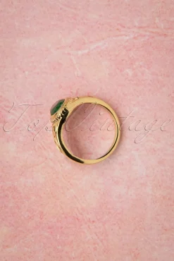 New Selflove Ring In Goud En Groen Vrouwen Sieraden