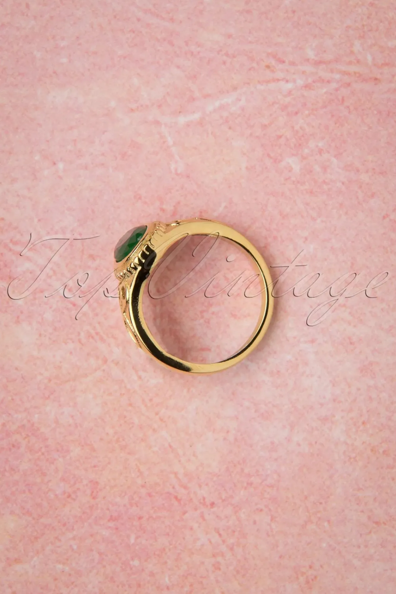 New Selflove Ring In Goud En Groen Vrouwen Sieraden
