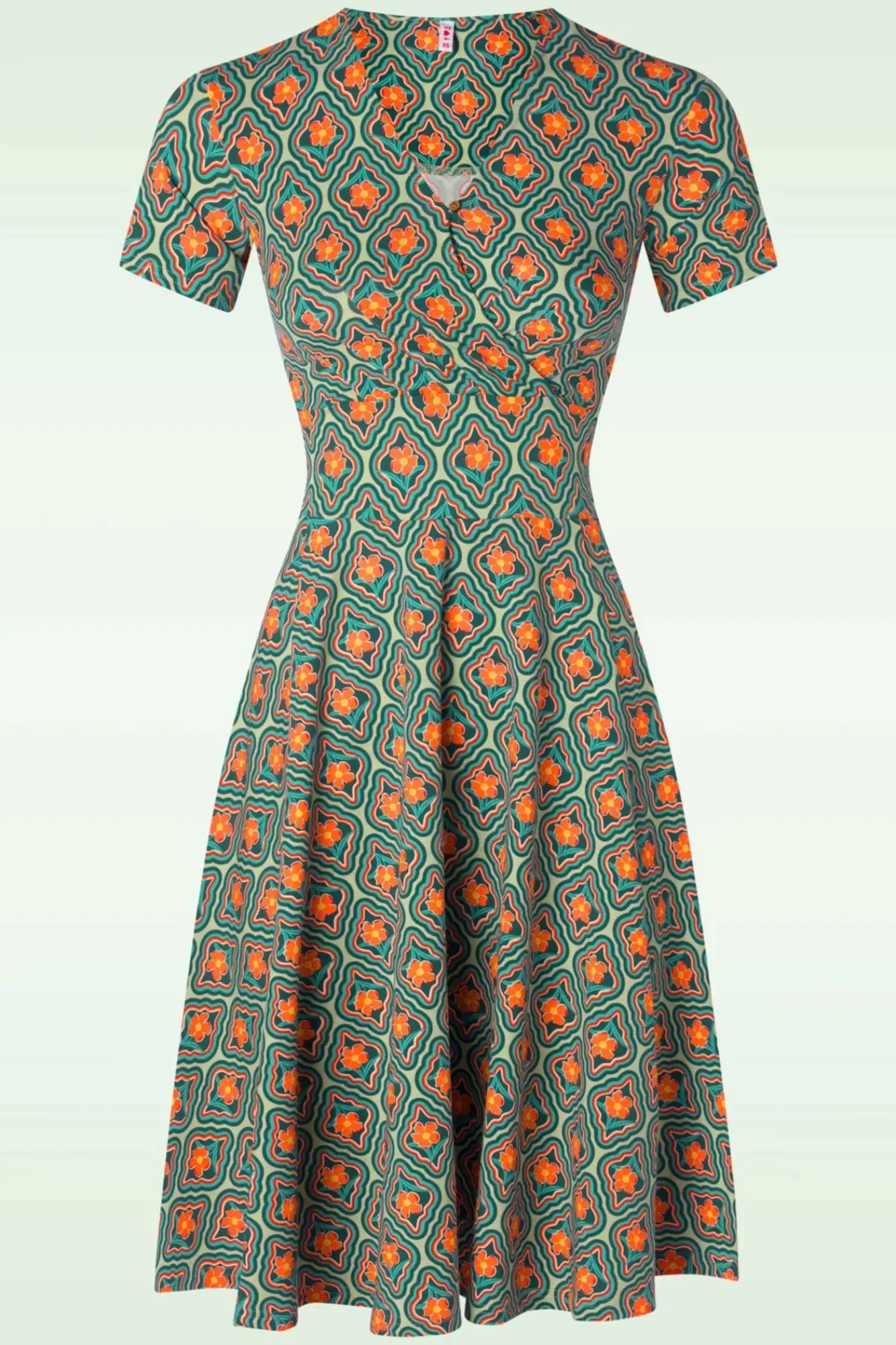 Outlet Shalala Tralala Jurk In Flower Mirror Of Joy Vrouwen Swing Jurken