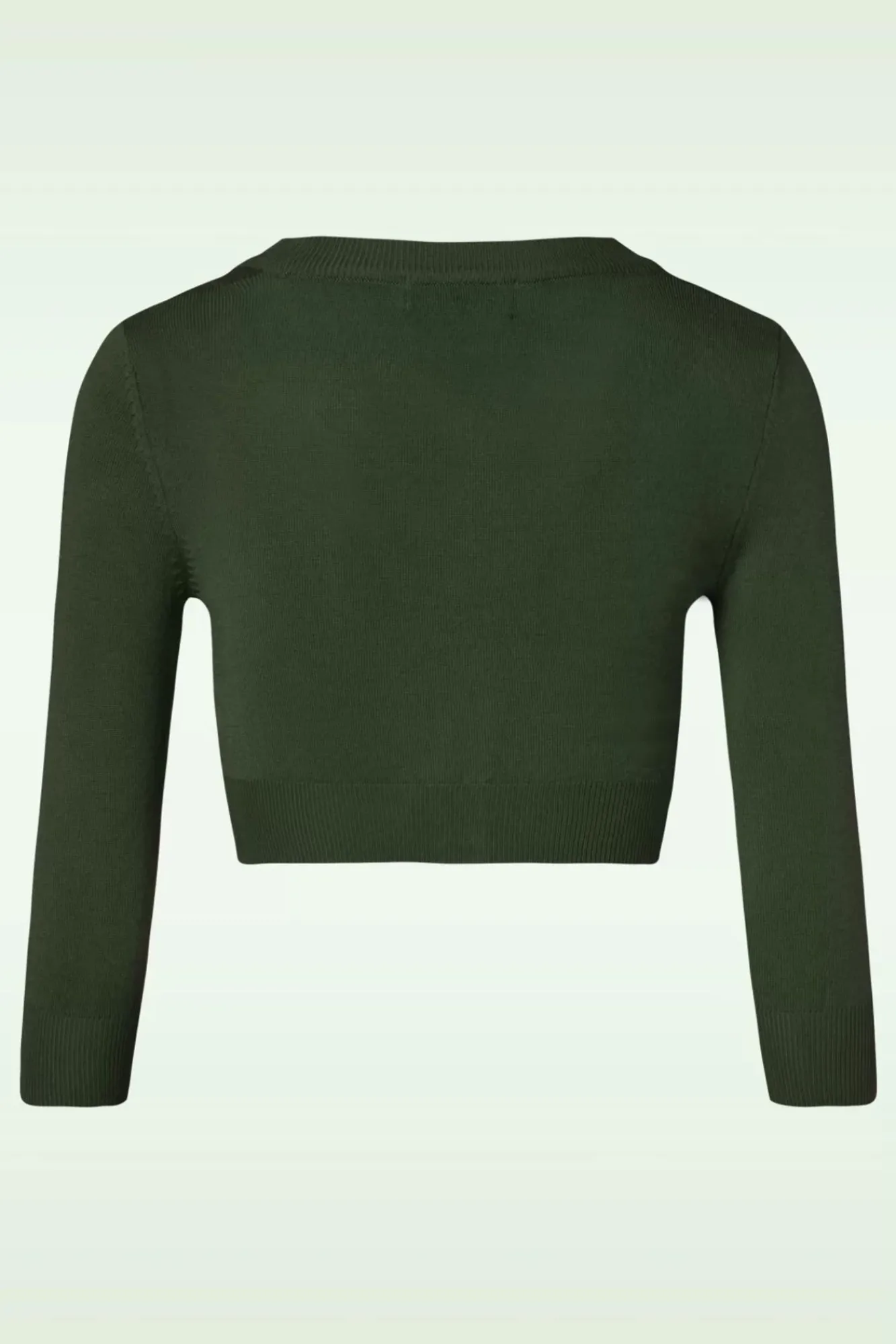 Discount Shela Cropped Vest In Jagersgroen Vrouwen Vestjes