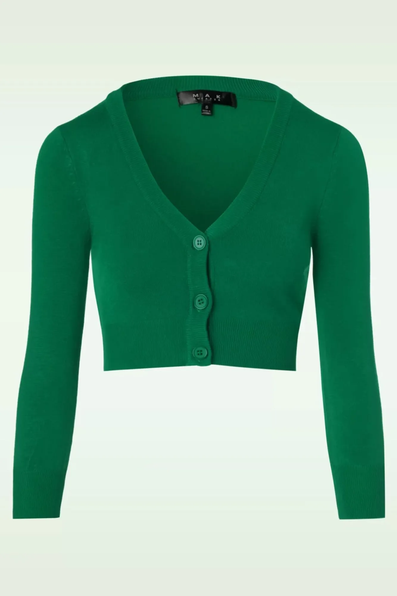 New Shela Cropped Vest In Smaragdgroen Vrouwen Vestjes