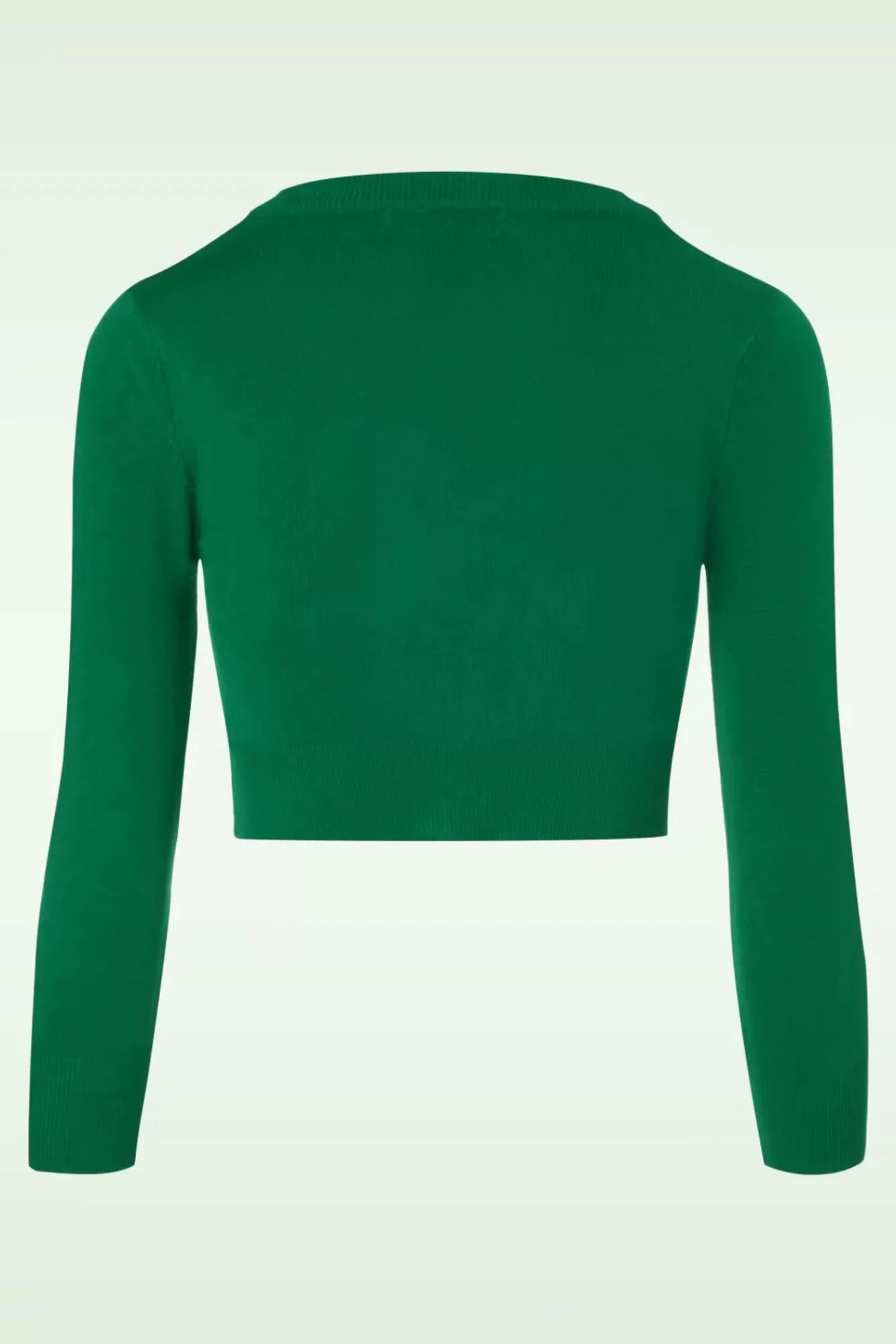 New Shela Cropped Vest In Smaragdgroen Vrouwen Vestjes